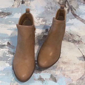 G By Guess Tan Ankle Booties